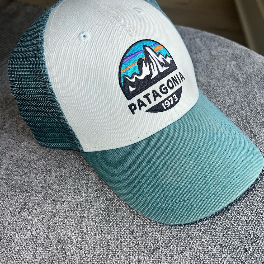 Patagonia Green/Teal Logo Cap